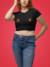 Cropped Sexy Girl Afrodite Pimenta Fire Street Wear Fashion na internet