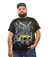 Camiseta Coruja Caveira Rock Style Skull Dark