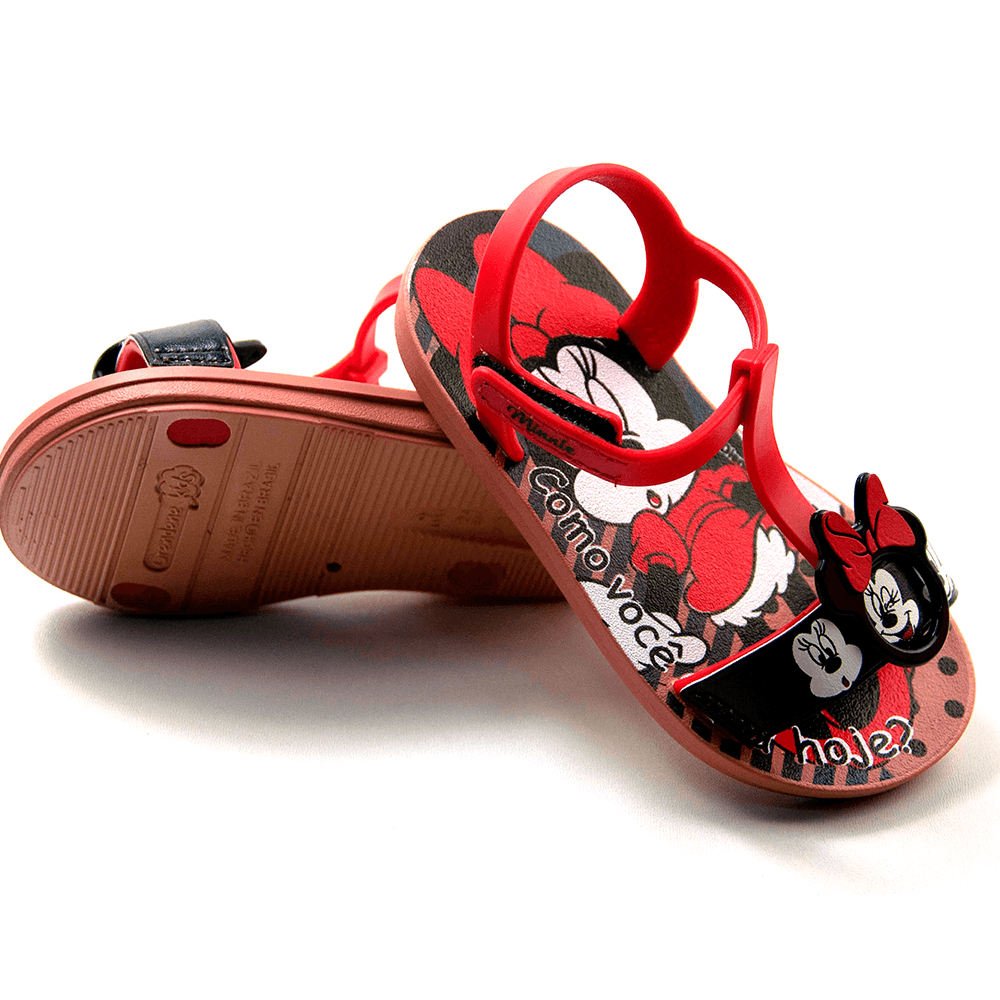 Sandalia discount grendene minnie