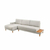 Sofá de Canto Chaise 2.90m Mod. 825 Com Bandeja de Madeira na internet