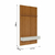 Home 140cm Prime Ripado Laminado - Nature/Off-white - loja online