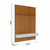 Home 180cm Prime Ripado Laminado - Nature/Off-white - loja online