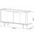 Buffet Arc Com 4 Portas 160 cm - loja online