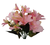 Buque com 6 Lirios e flores Rosa - comprar online