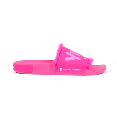 Chinela HELADO FUCSIA - INVIERNO PELO FUCSIA - tienda online