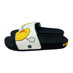 Chinelas PATO - BLANCO/NEGRO - CONFORT - tienda online