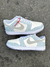 Nike Dunk Low - Branco Brilhante e Azul - comprar online