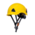 CAPACETE DE SEGURANÇA REFLETIVO FALCON C/ SUSPENSÃO CATRACA CLASSE B - comprar online