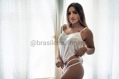 CONJUNTO SUVIER BRANCO - Brasileña Lingerie