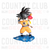 Gashapon Dragon ball "Goku/Gohan nube voladora" - comprar online