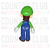 Figura Grande Super mario "Luigi" - country club geek zone
