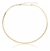 Choker Aro Liso Orgânico Banhado a Ouro 18k