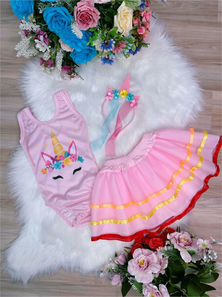 Vestido unicornio cheap infantil luxo