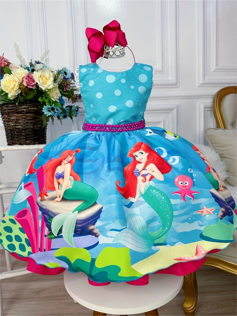 Vestido sale ariel infantil