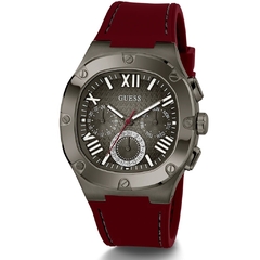 Reloj Guess Burgundy Gw0571g4 Gunmetal Red