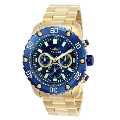 Invicta Pro Diver Automático Dorado/Azul 30420 – Fractal Relojes