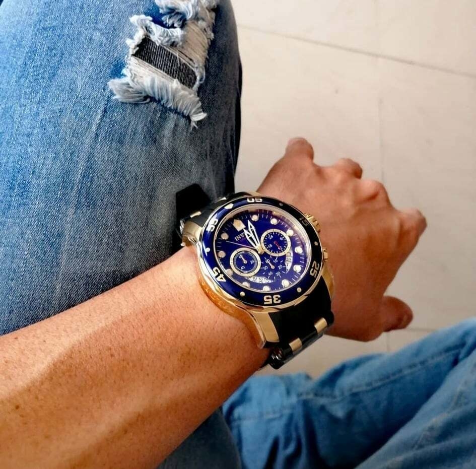 Reloj Invicta Pro Diver 6983 Dorado Azul