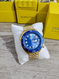 Reloj Invicta Pro Diver 30420 Dorado Azul - Virtual Container