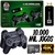 Jogo 4k original tv console com 2 controle sem fio integrado retro 10mil jogos