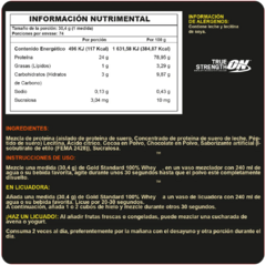 Gold Standard Optimun Nutrition en internet