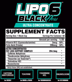 LIPO 6 BLACK HERS 60 CAPS NUTREX - comprar en línea