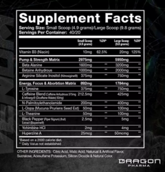 VENOM 20/40 Servicios Dragon Pharma - comprar en línea