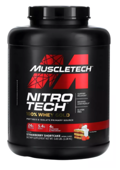 Nitro tech Gold Whey 5 Lbs Muscletech - comprar en línea