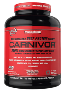 Carnivor 0 Carbs 4 Lbs Muscle Meds - Distribución de suplementos universales