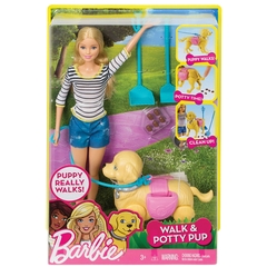 Boneca Barbie® - Passeio com o cachorro - Barbie® FAMILY - Mattel - comprar online