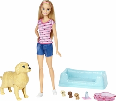 Barbie® Loira e FILHOTINHOS RECEM NASCIDOS - FAMILY - Mattel - comprar online