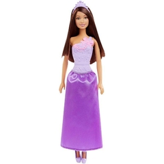 Barbie® Princesa - Roxa - Morena - FAN - MATTEL - DMM08