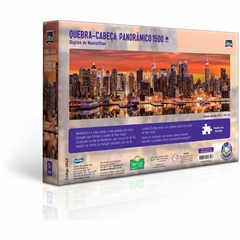 Quebra Cabeça Cartonado - Skyline de Manhattan - 1500 peças - TOYSTER - comprar online