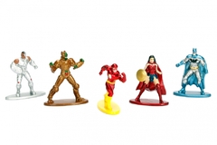 Pack 5 - Nano Metalfigs - Jad Toys - DC Comics - Wave 1 - Pack A - comprar online