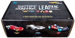 Premium Car Set - 5 Carrinhos - Hot Wheels - Justice League - DC - Alex Ross - Edição Limitada