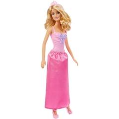 Barbie® Princesa - Rosa - Loira - FAN - MATTEL - DMM07