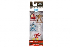 Pack 5 - Nano Metalfigs - Jad Toys - DC Comics - Wave 1 - Pack A