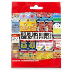 Broche Pin - Delicious Drinks - Pack Misterioso com 5 unidades - Disney