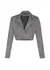 BLAZER CROPPED ALFAIATARIA XADREX METALIC na internet