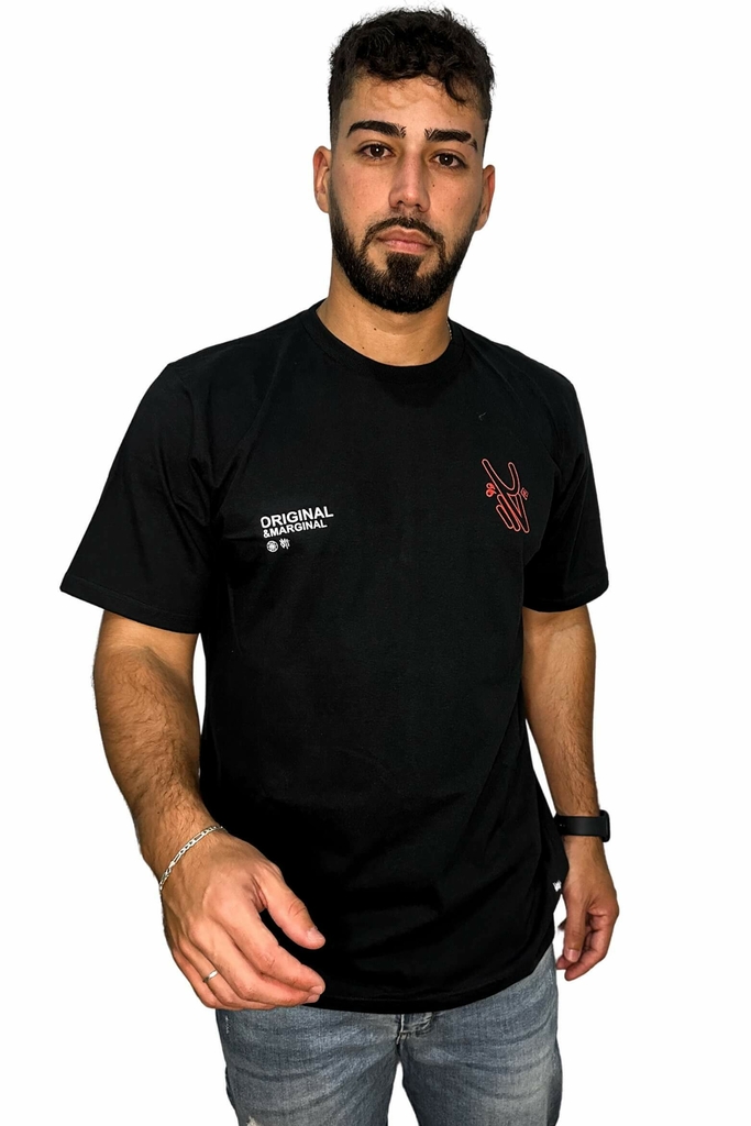 Camiseta Chronic Original & Marginal - Masculina preta