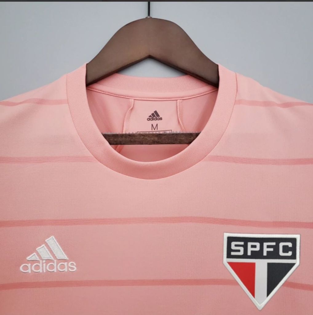 Camisa S o Paulo Outubro Rosa 2021 Adidas Feminina Rosa