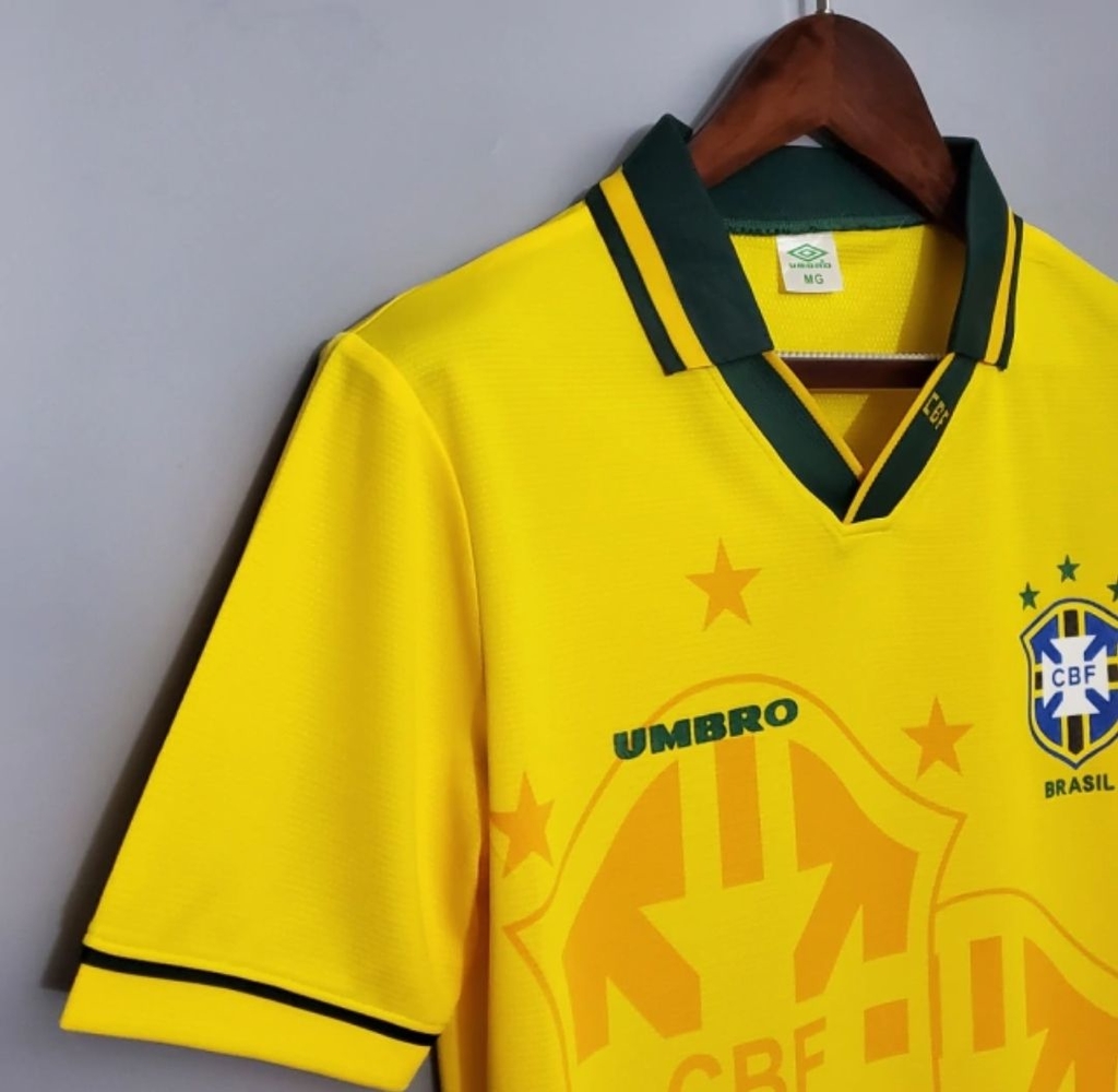 Camisa Brasil Home (1) 1994 Umbro Retrô Masculina