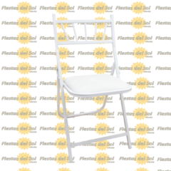 Silla tiffany plegable color blanco