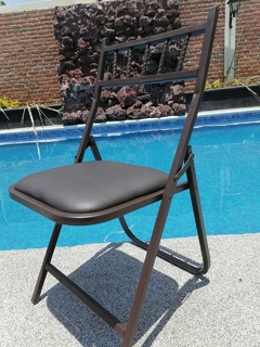 Silla tiffany plegable color chocolate en internet