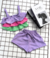 Conjunto Babado Color - Lilas