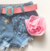 Short Jeans Flor 3D - Fafa Kids