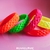 Pack 5 Pulseras Brazalete Neon