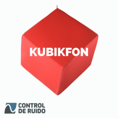 Kubikfon cubo rojo - Panel acústico