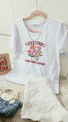 REMERA BORDADA | FLOWER MARKET