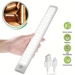 BARRA LUZ LED CON SENSOR DE MOVIMIENTO | RECARGABLE USB - tienda online