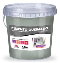 Cimento Queimado Perolizado - Cinza Elefante - comprar online